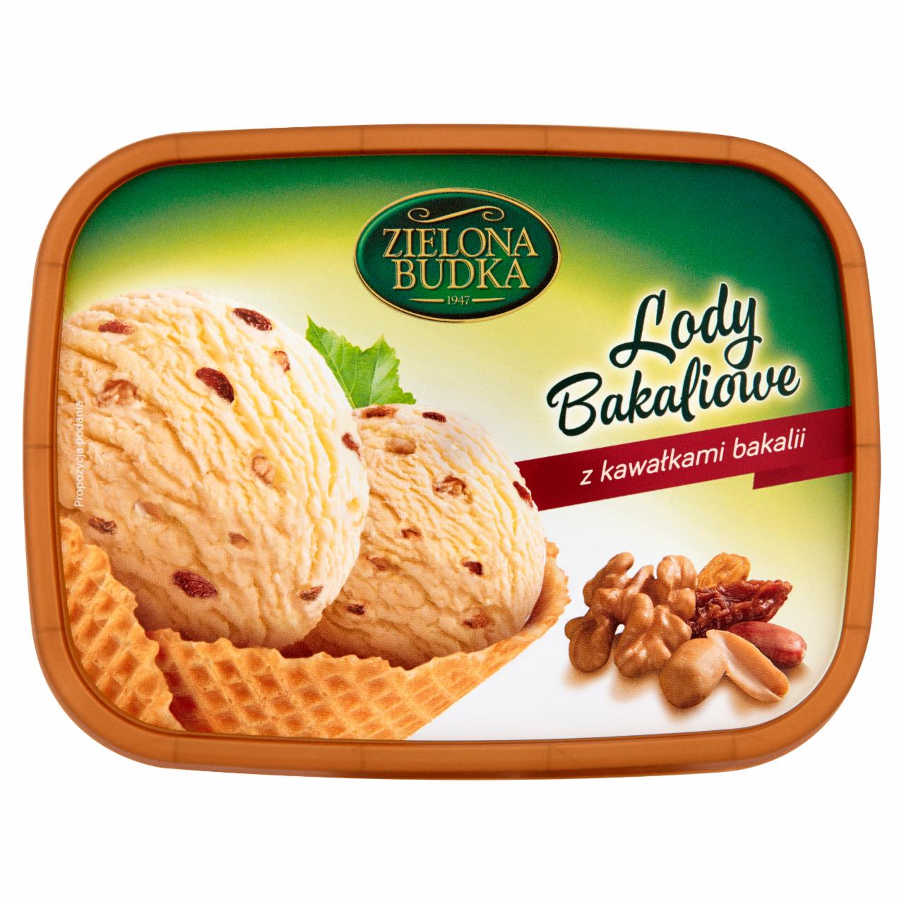 Zdjęcia - Zielona Budka Lody bakaliowe z kawałkami bakalii 1000 ml