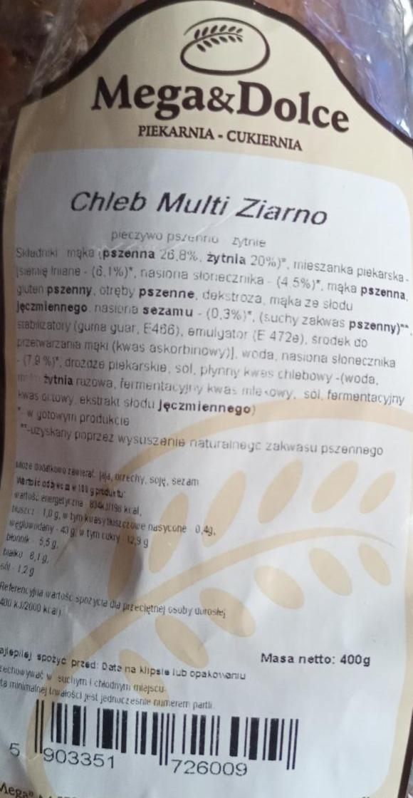 Zdjęcia - Chleb Multi Ziarno Mega&Dolce