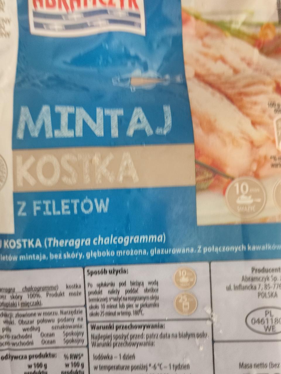 Zdjęcia - Mintaj Kostki z Filetów Abramczyk