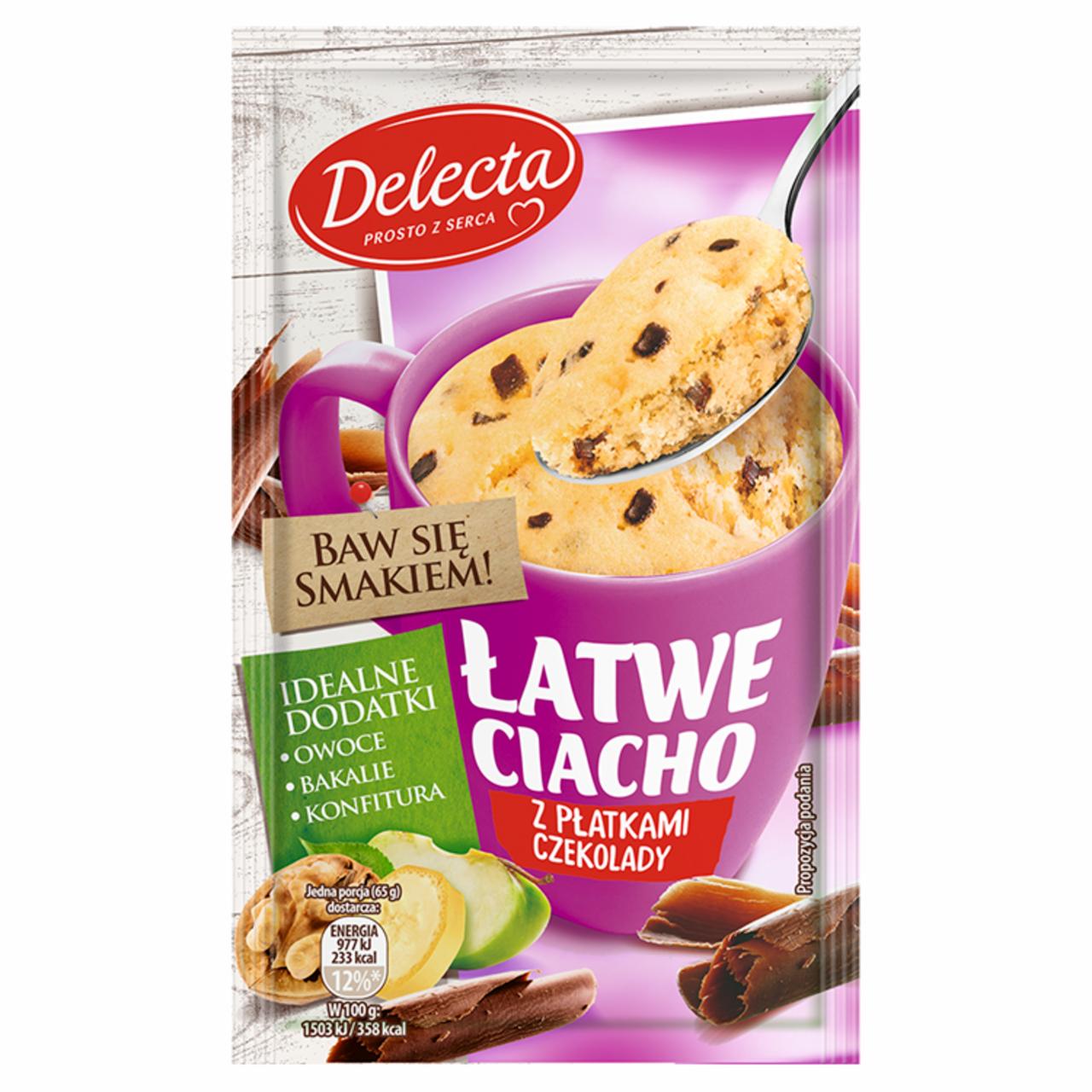 Zdjęcia - Delecta Łatwe ciacho z płatkami czekolady 50 g