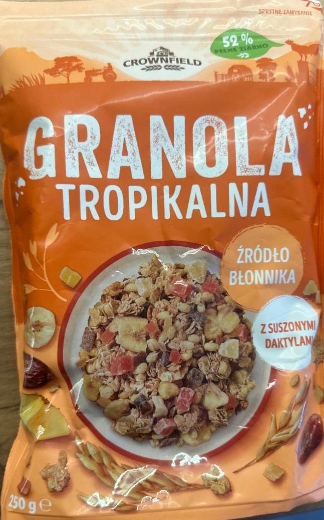 Zdjęcia - Granola Tropikalna z suszonymi daktylami Crownfield