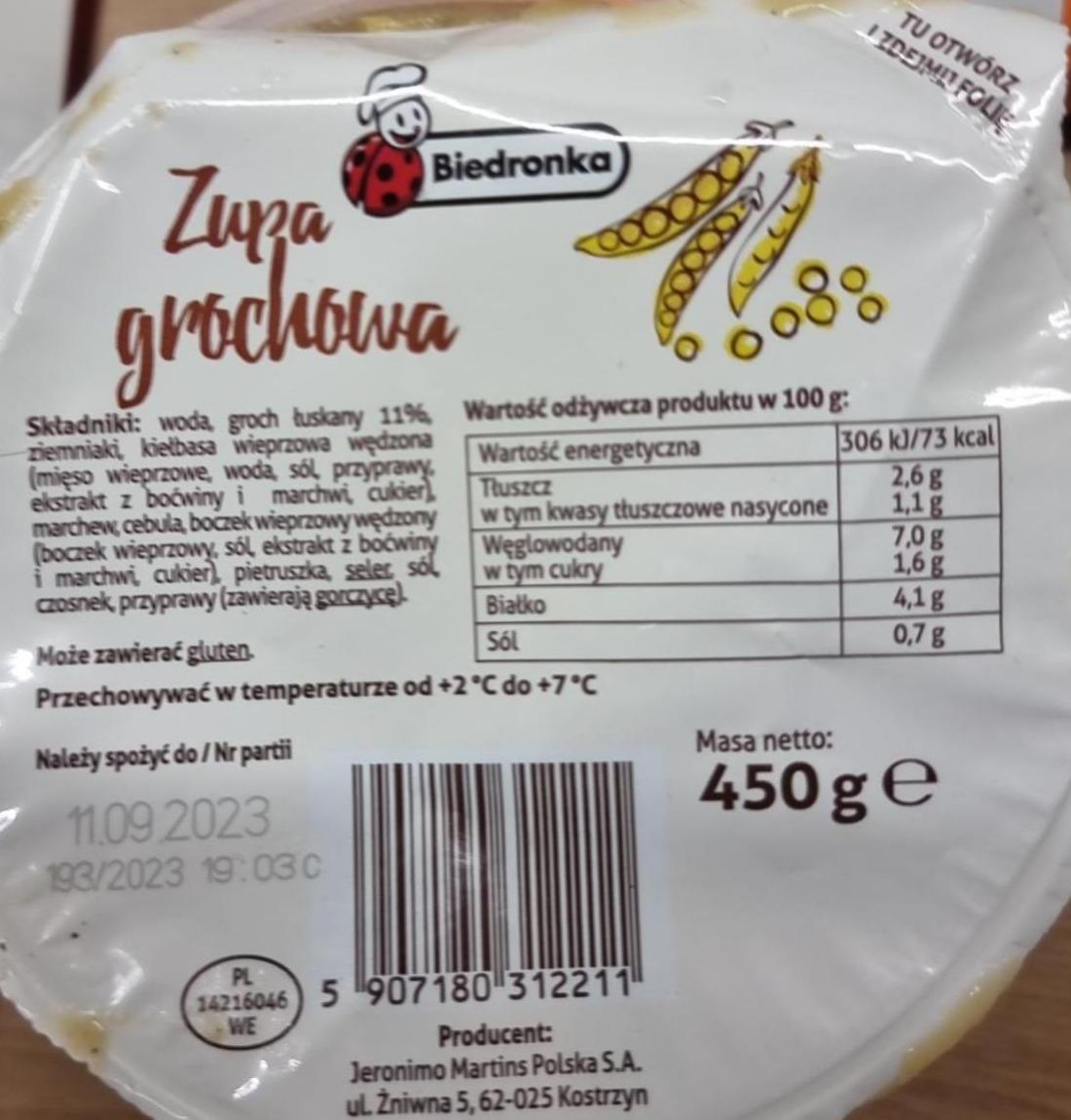 Zdjęcia - Zupa grochowa Biedronka