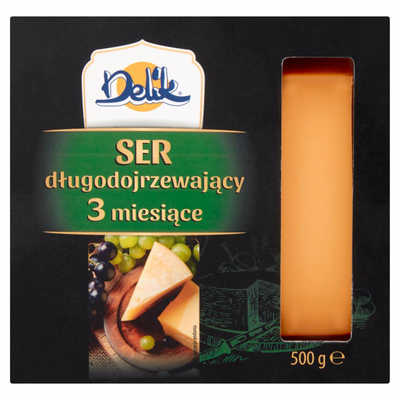 Zdjęcia - Delik Ser długodojrzewający 3 miesiące 500 g