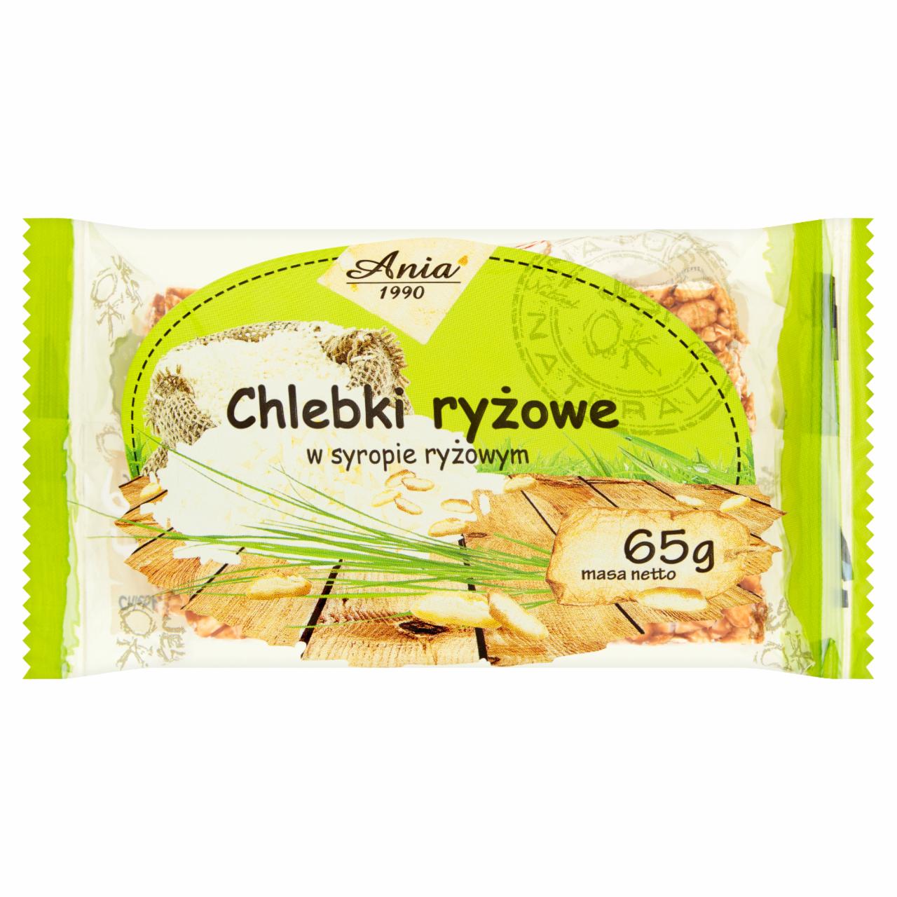 Zdjęcia - Chlebki ryżowe w syropie ryżowym 65 g Ania