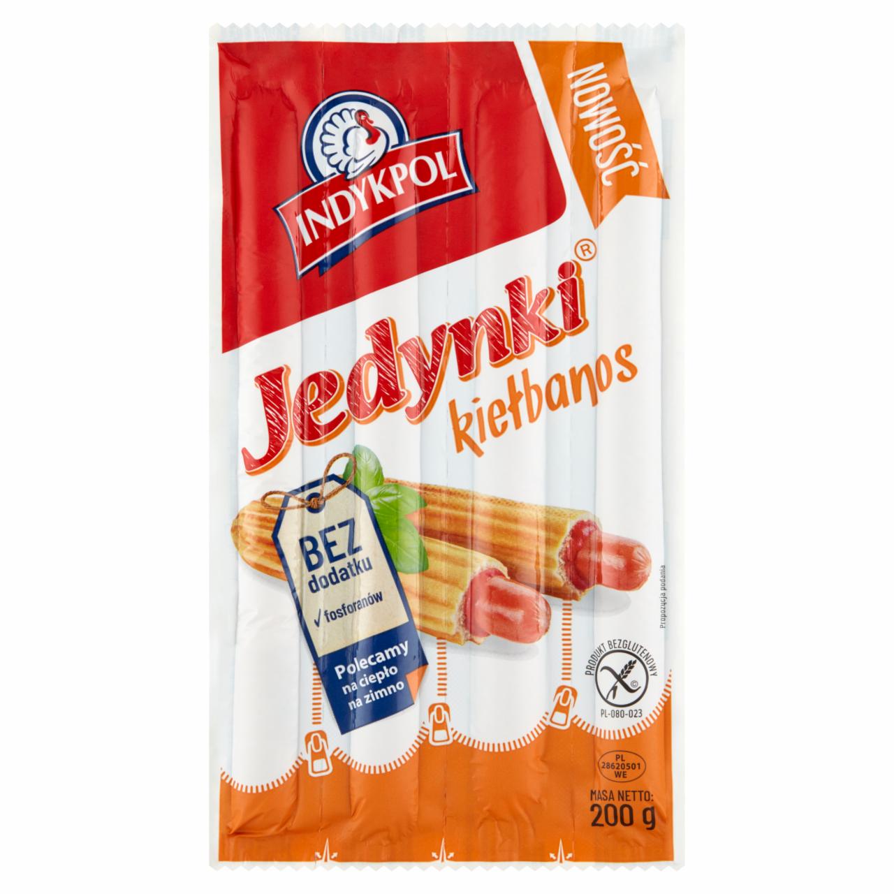 Zdjęcia - Indykpol Kiełbasa Jedynki Kiełbanos 200 g