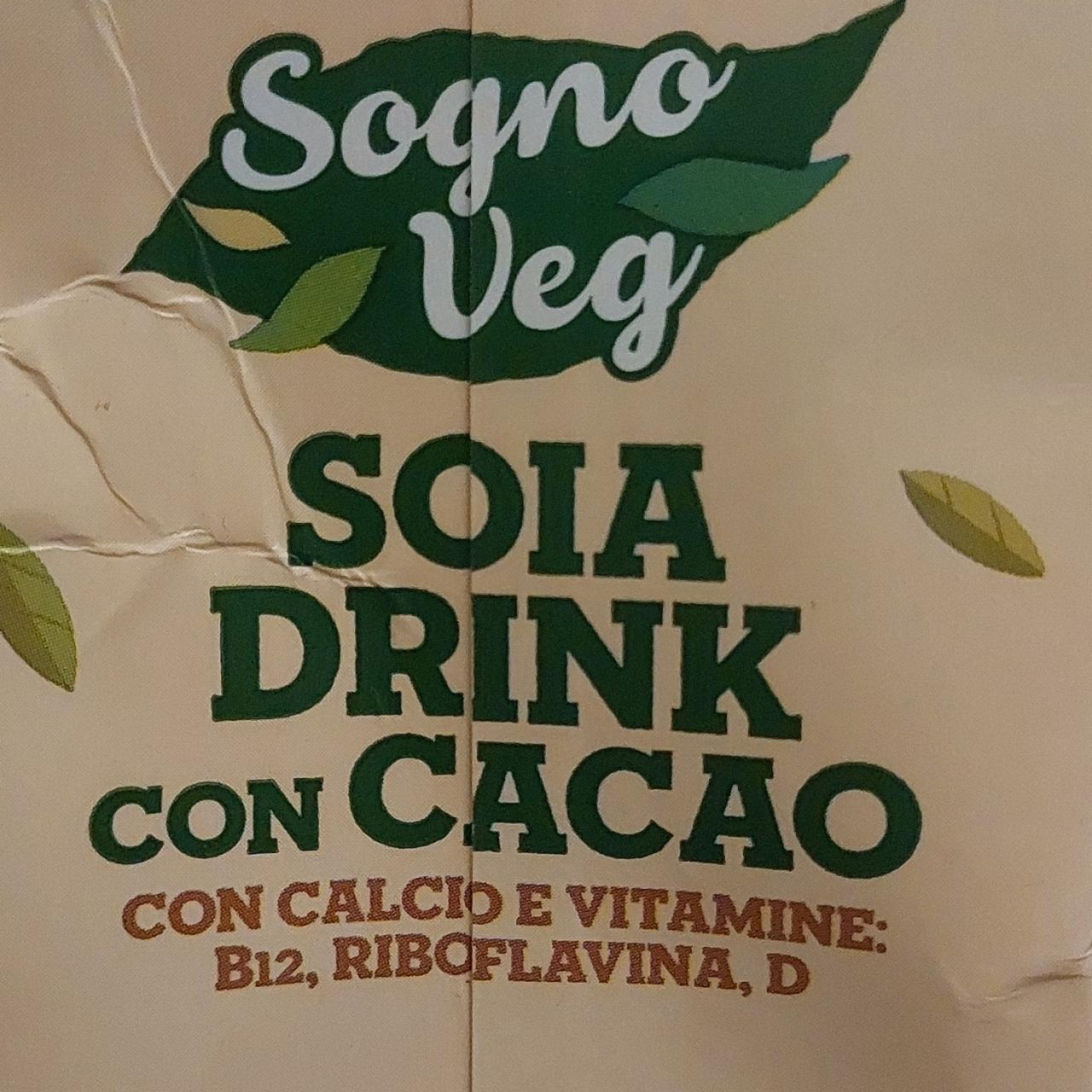 Zdjęcia - Soia drink con cacao Sogno Veg