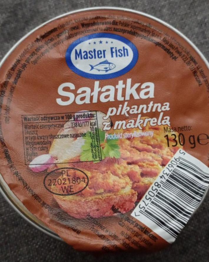 Zdjęcia - Sałatka Pikantna z Makrelą Master Fish