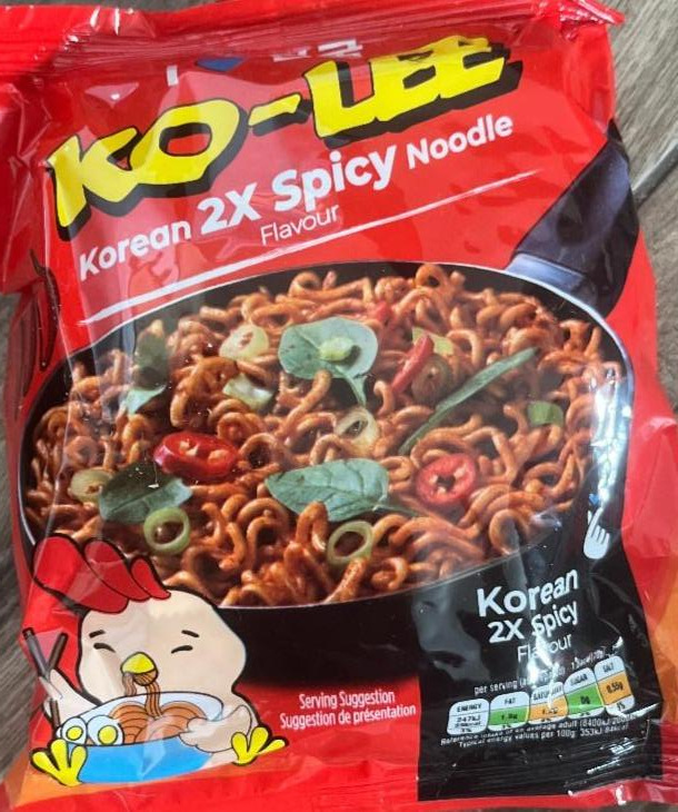 Zdjęcia - Korean 2xspicy noodle KO-LEE