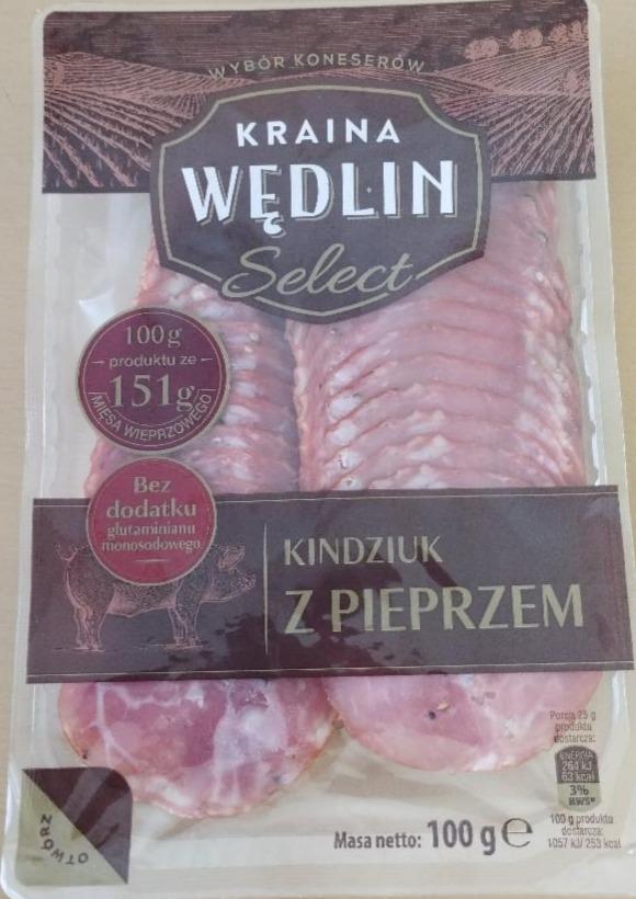 Zdjęcia - Kindziuk z pieprzem Kraina Wędlin Select