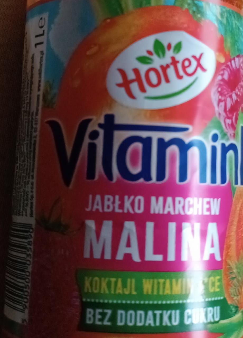 Zdjęcia - Hortex Vitaminka Sok jabłko marchew malina 1 l