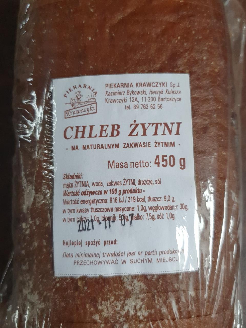 Zdjęcia - chleb żytni na naturalnym zakwasie Piekarnia Krawczyki