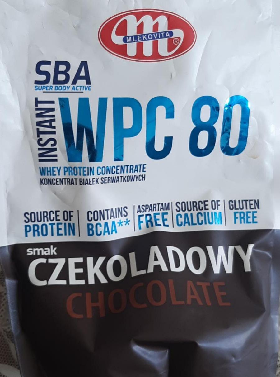 Zdjęcia - Instant whey protein concentrate wpc 80 smak czekolada SBA Mlekovita