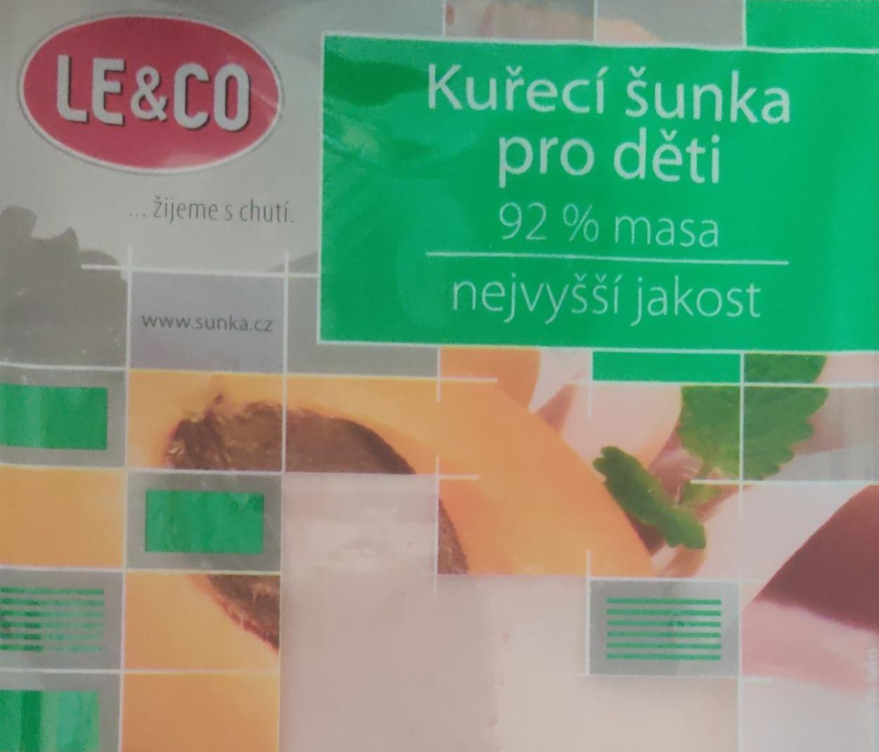 Zdjęcia - Kureci sunka pro deti Le&Co