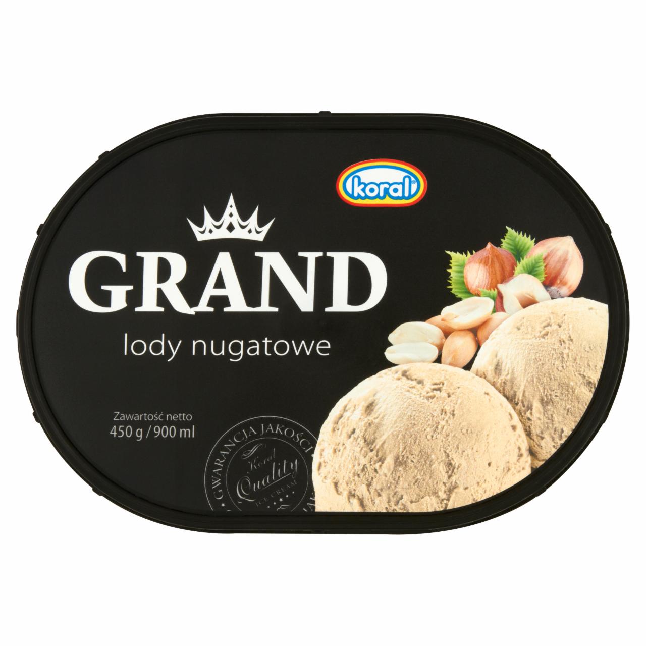 Zdjęcia - Koral Grand Lody nugatowe 900 ml