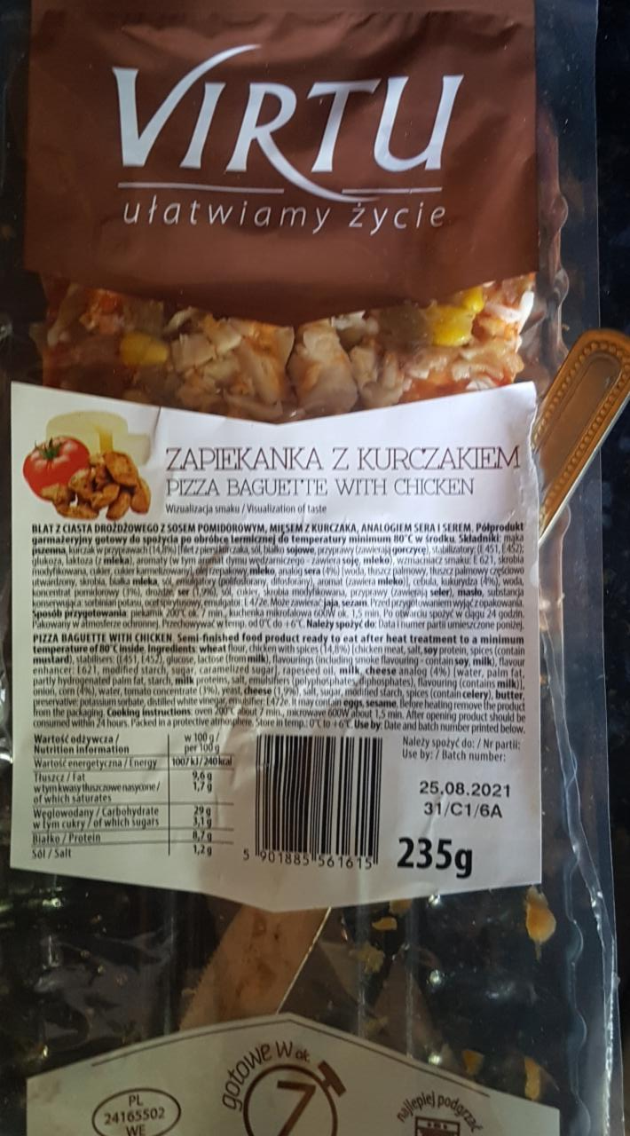 Zdjęcia - Zapiekanka z kurczakiem Virtu