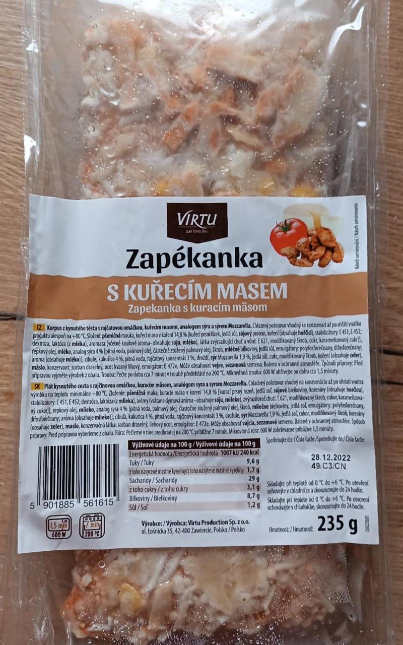 Zdjęcia - Zapiekanka z kurczakiem Virtu