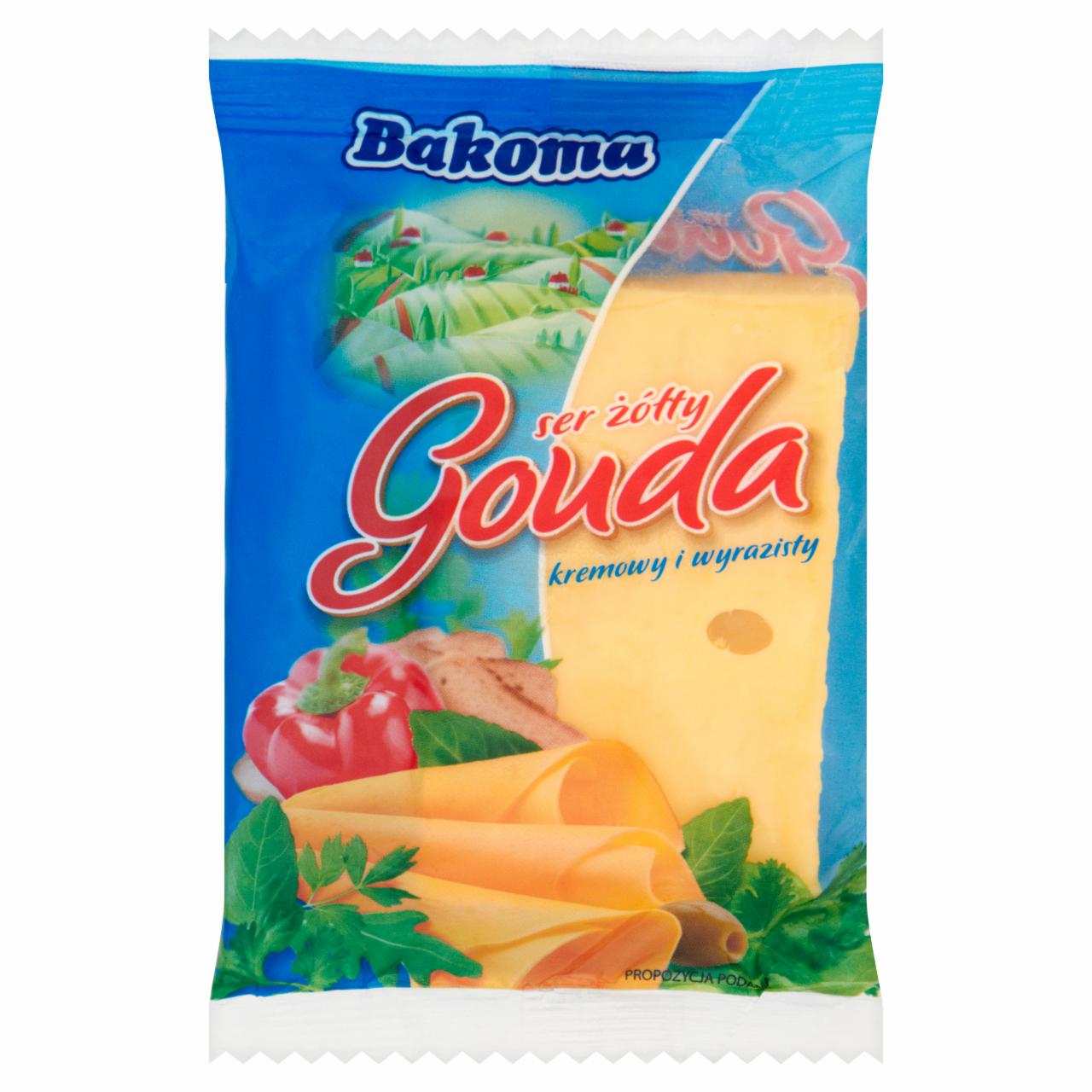 Zdjęcia - Bakoma Gouda Ser żółty 200 g