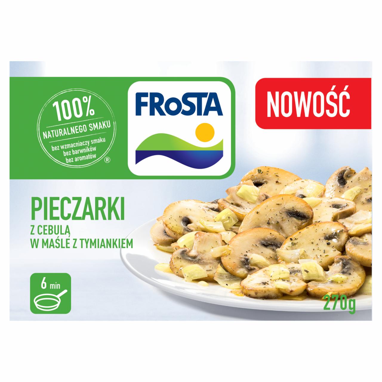 Zdjęcia - FRoSTA Pieczarki z cebulą w maśle z tymiankiem 270 g