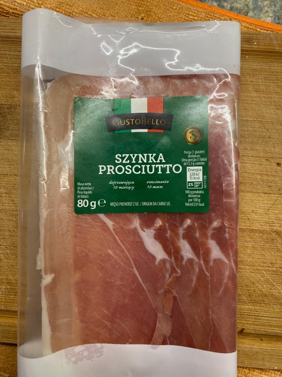 Zdjęcia - Szynka prosciutto GustoBello