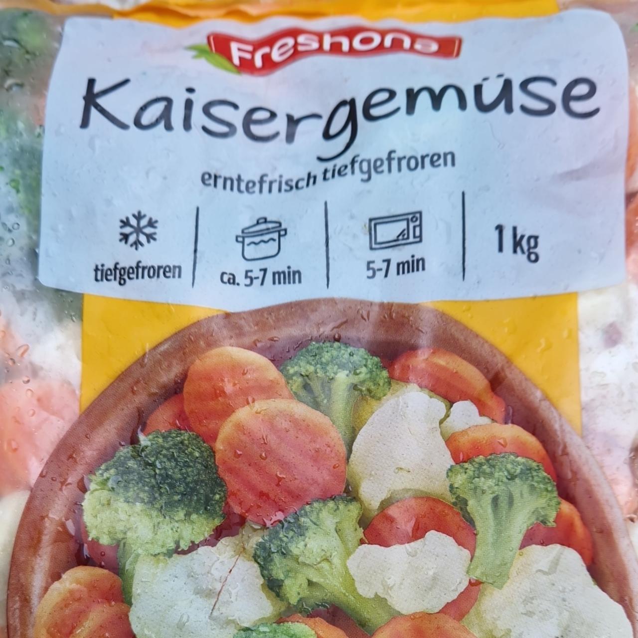 Zdjęcia - Kaisergemüse tiefgefroren Freshona