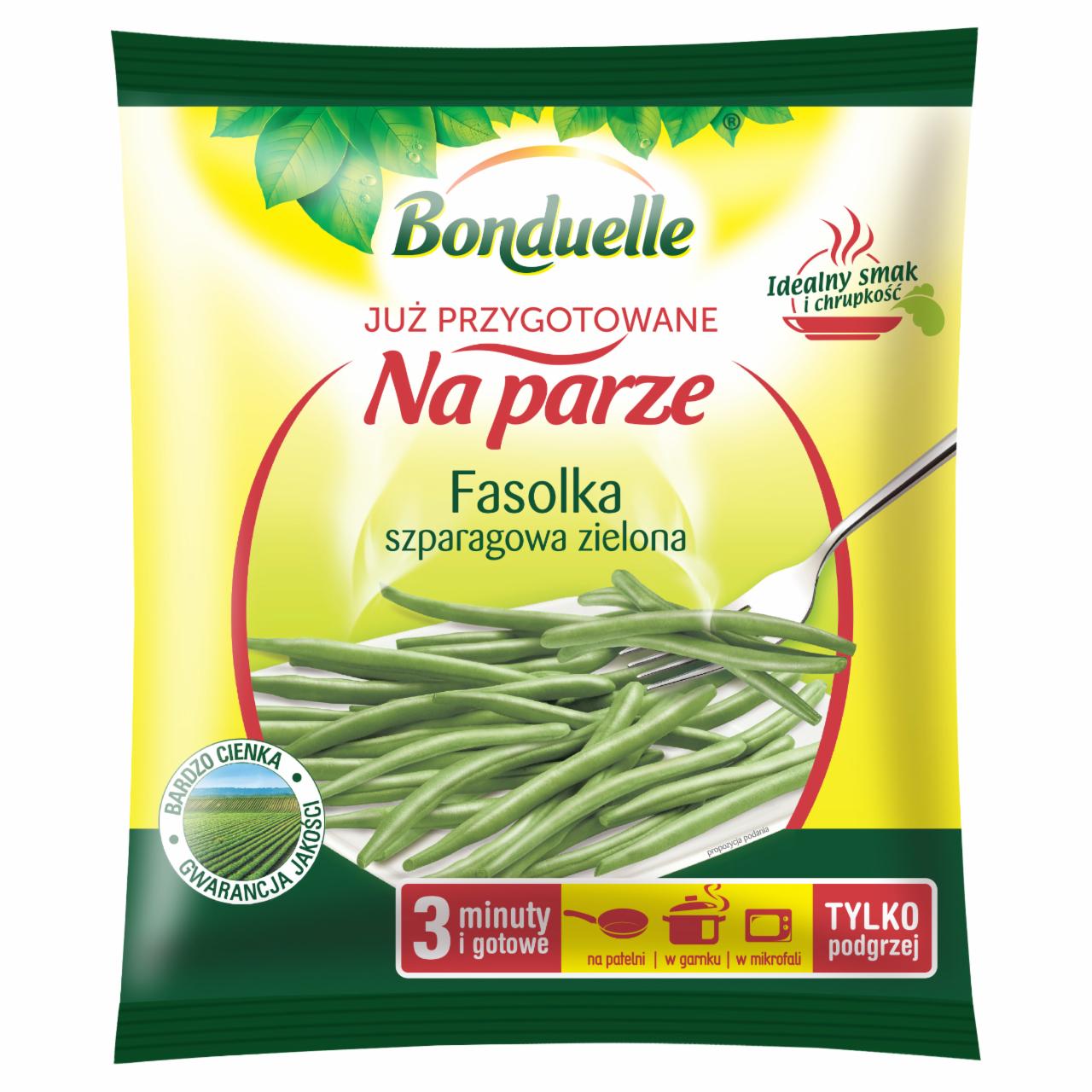 Zdjęcia - Bonduelle Już przygotowane na parze Fasolka zielona cała 400 g