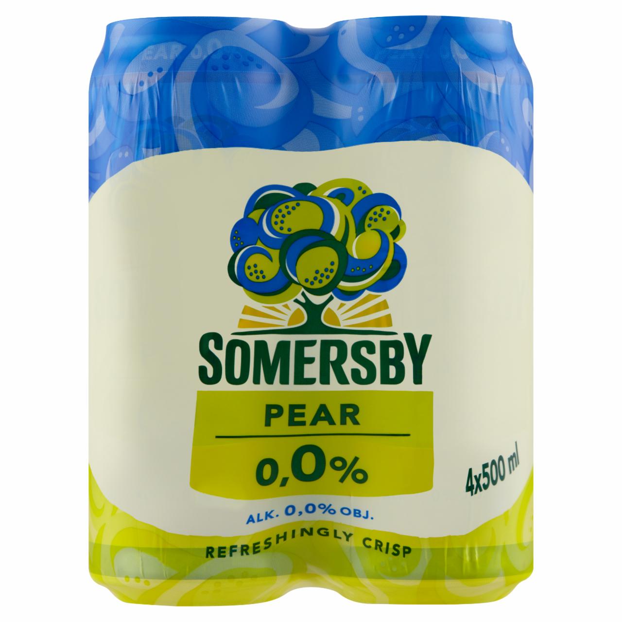 Zdjęcia - Somersby Bezalkoholowy napój piwny o smaku gruszki 4 x 500 ml