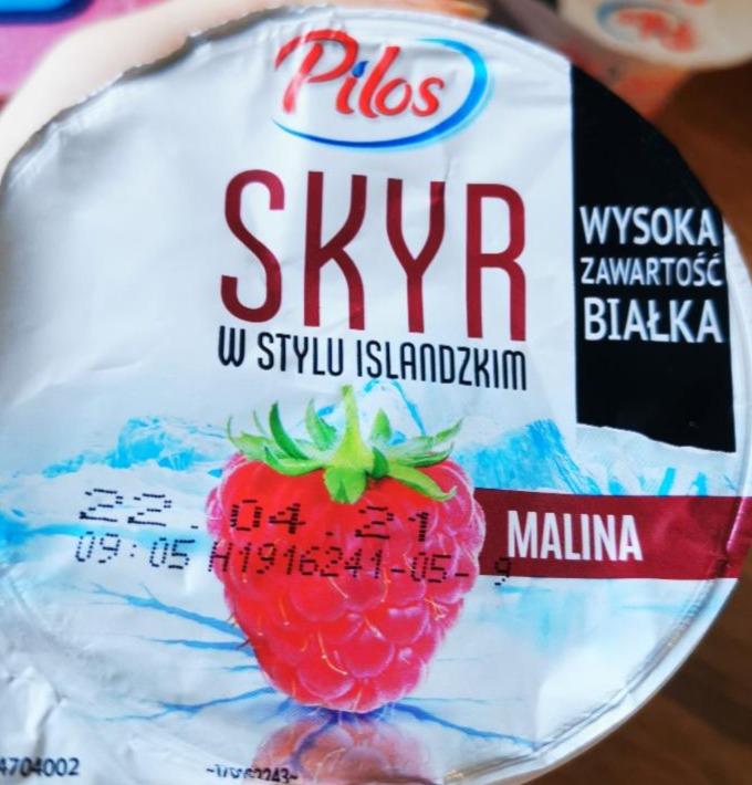 Zdjęcia - Skyr w stylu islandzkim malina Pilos