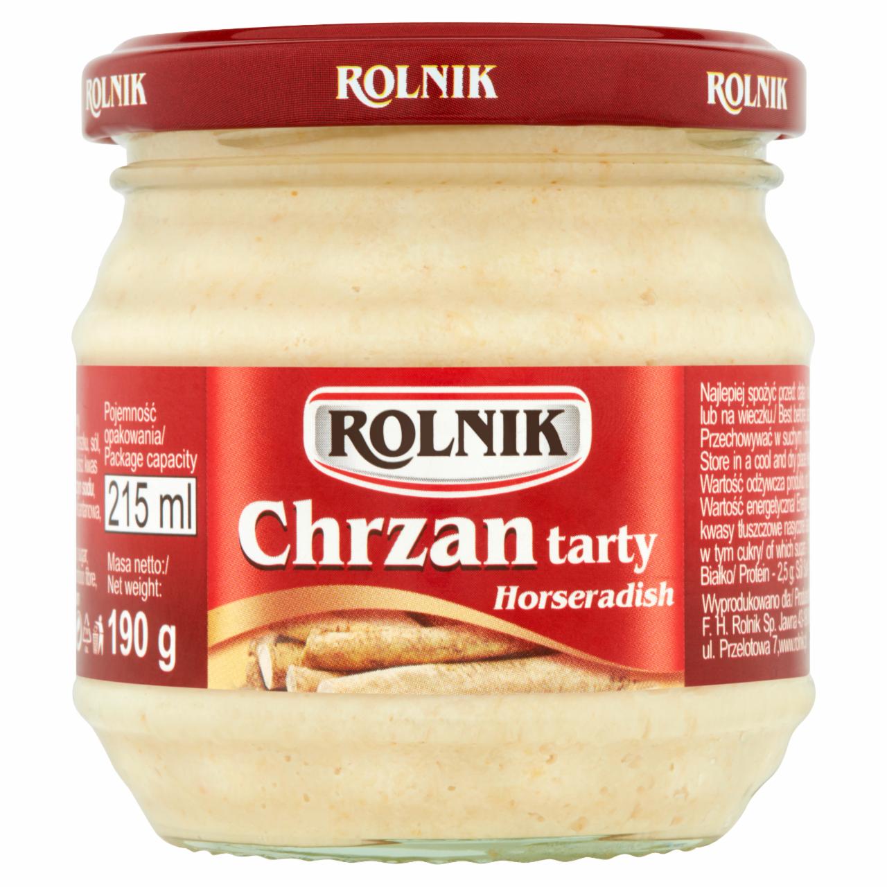 Zdjęcia - Rolnik Chrzan tarty 190 g