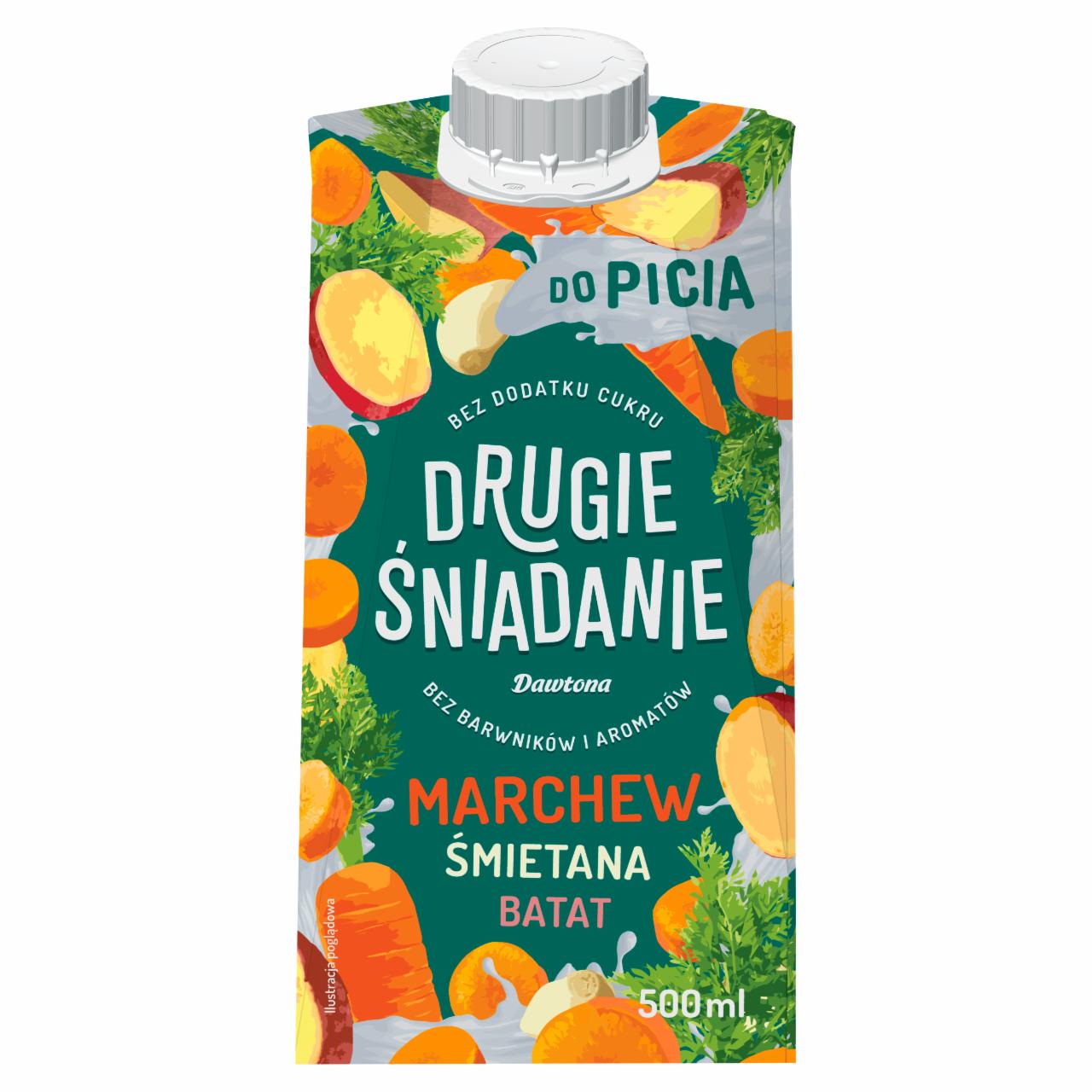 Zdjęcia - Drugie śniadanie Płynna przekąska marchew śmietana batat 500 ml