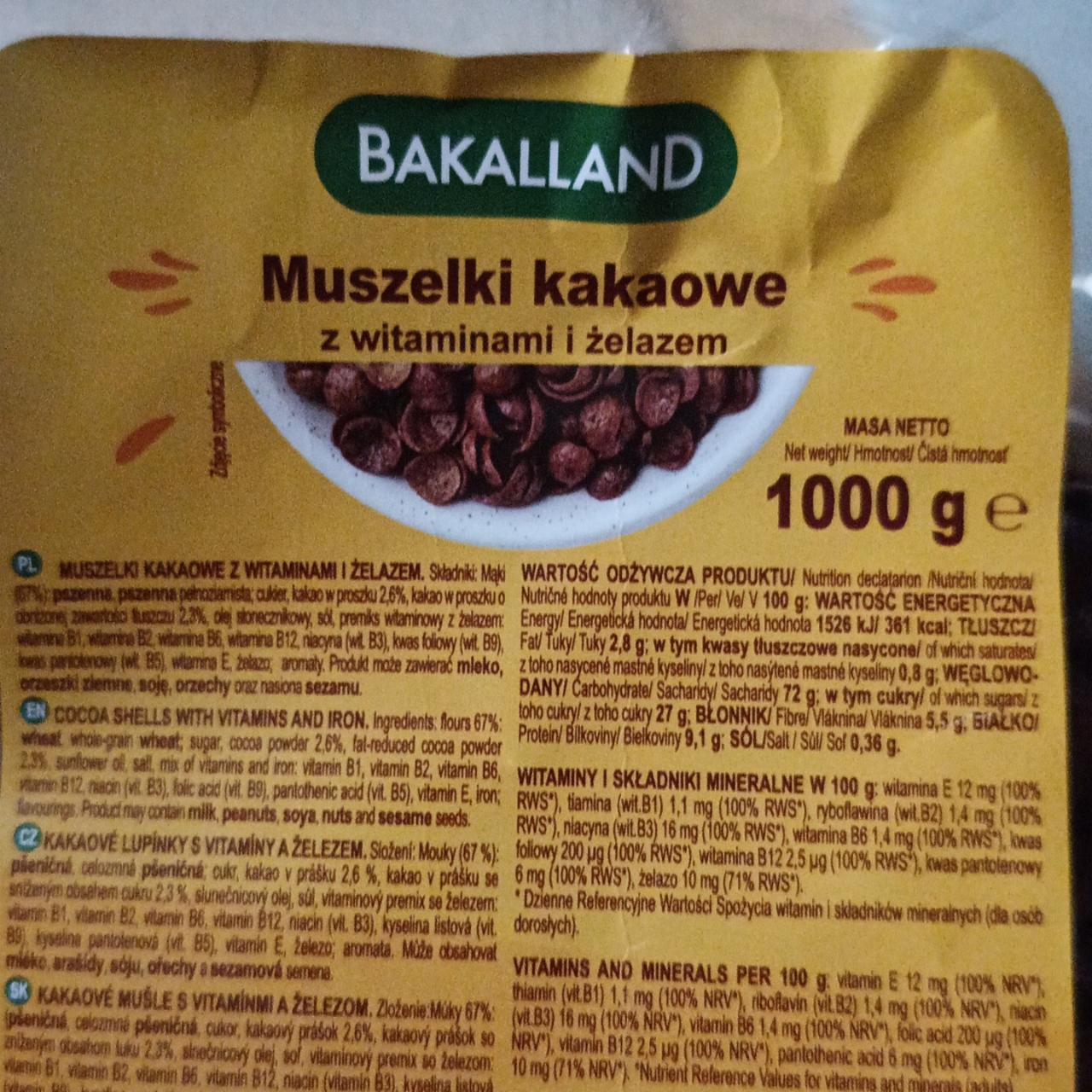 Zdjęcia - Muszelki kakowe Bakalland