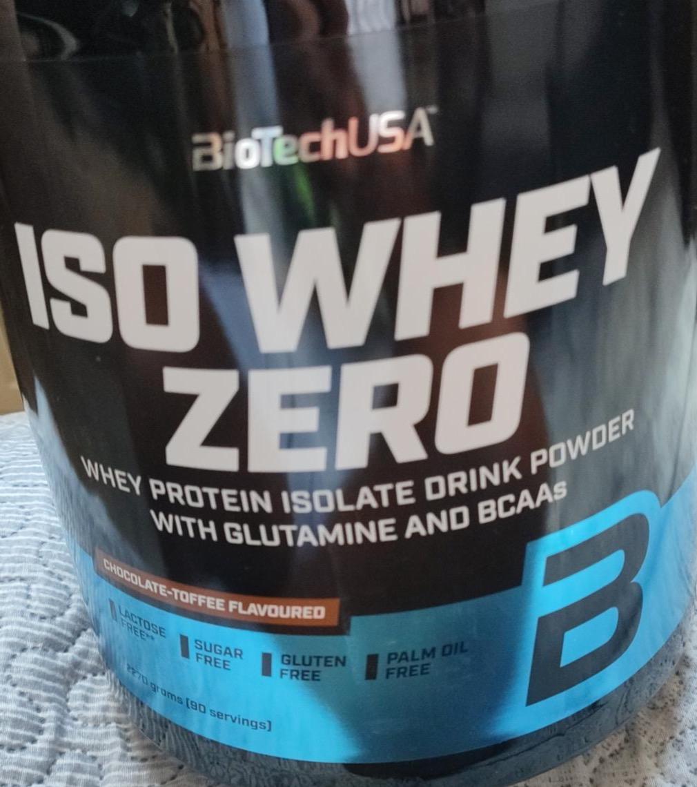 Zdjęcia - Iso Whey Zero chocolate toffee BioTechUsa