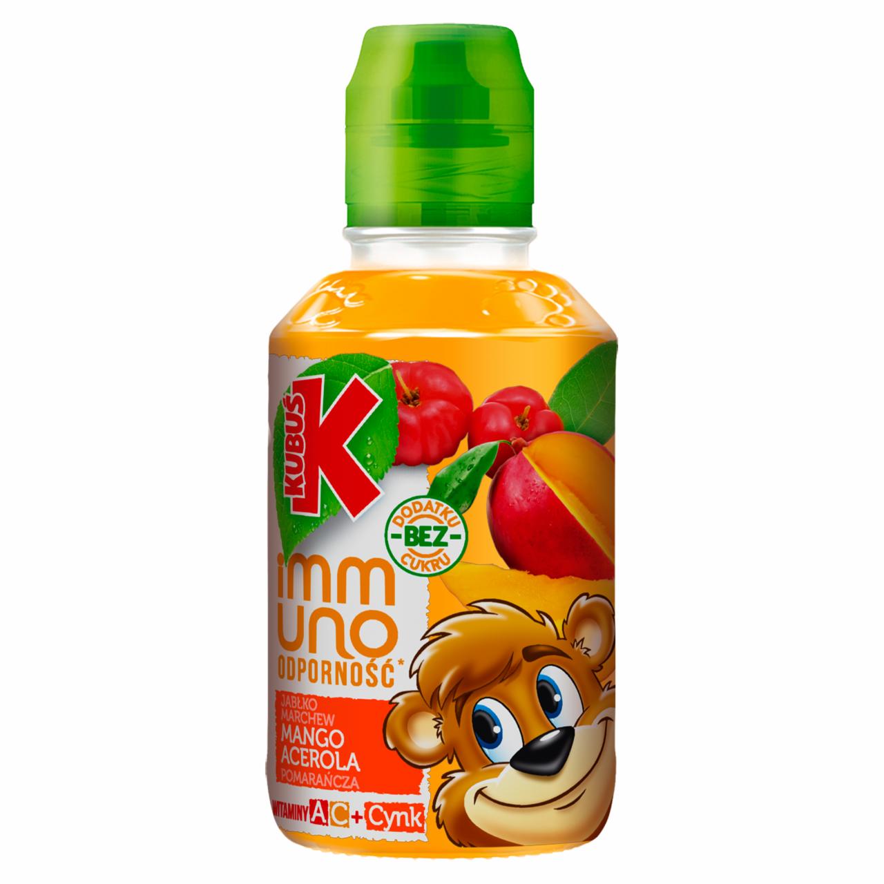 Zdjęcia - Kubuś Immuno Odporność Sok mango pomarańcza acerola 200 ml