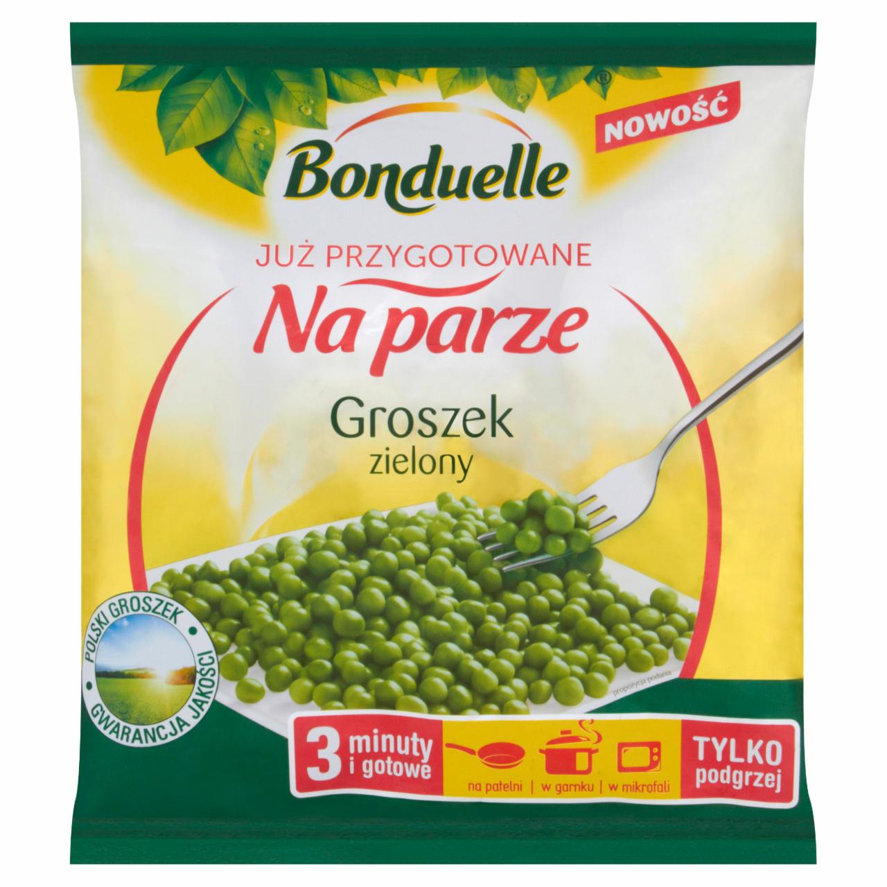 Zdjęcia - Bonduelle Już przygotowane na parze Groszek zielony 400 g