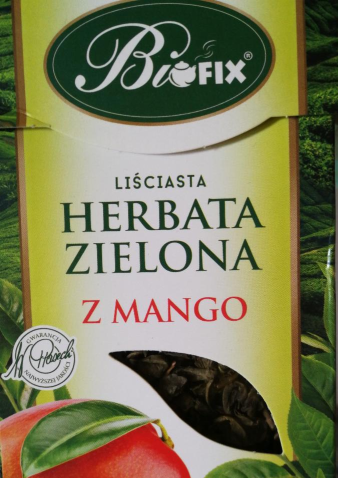 Zdjęcia - Herbata zielona liściasta z mango Bifix