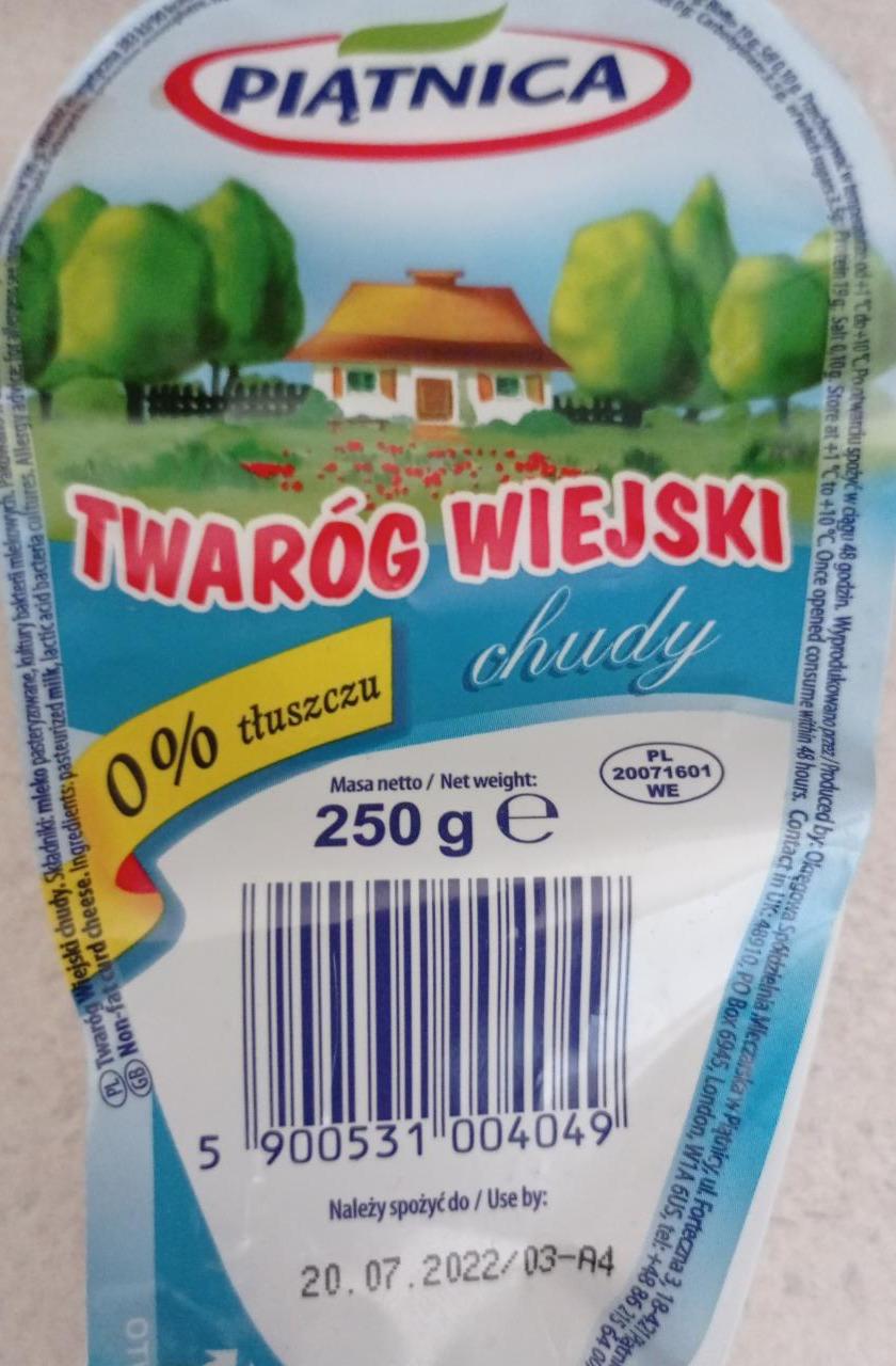 Zdjęcia - twaróg wiejski chudy Piątnica