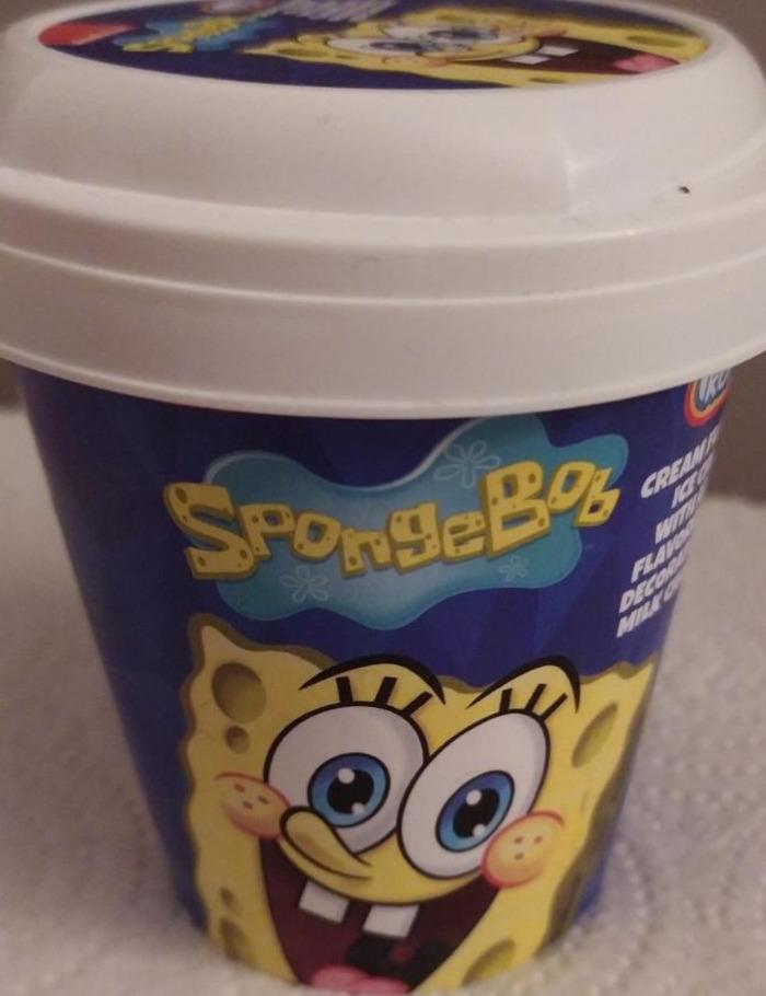 Zdjęcia - Lody Koral SpongeBob kubeczek