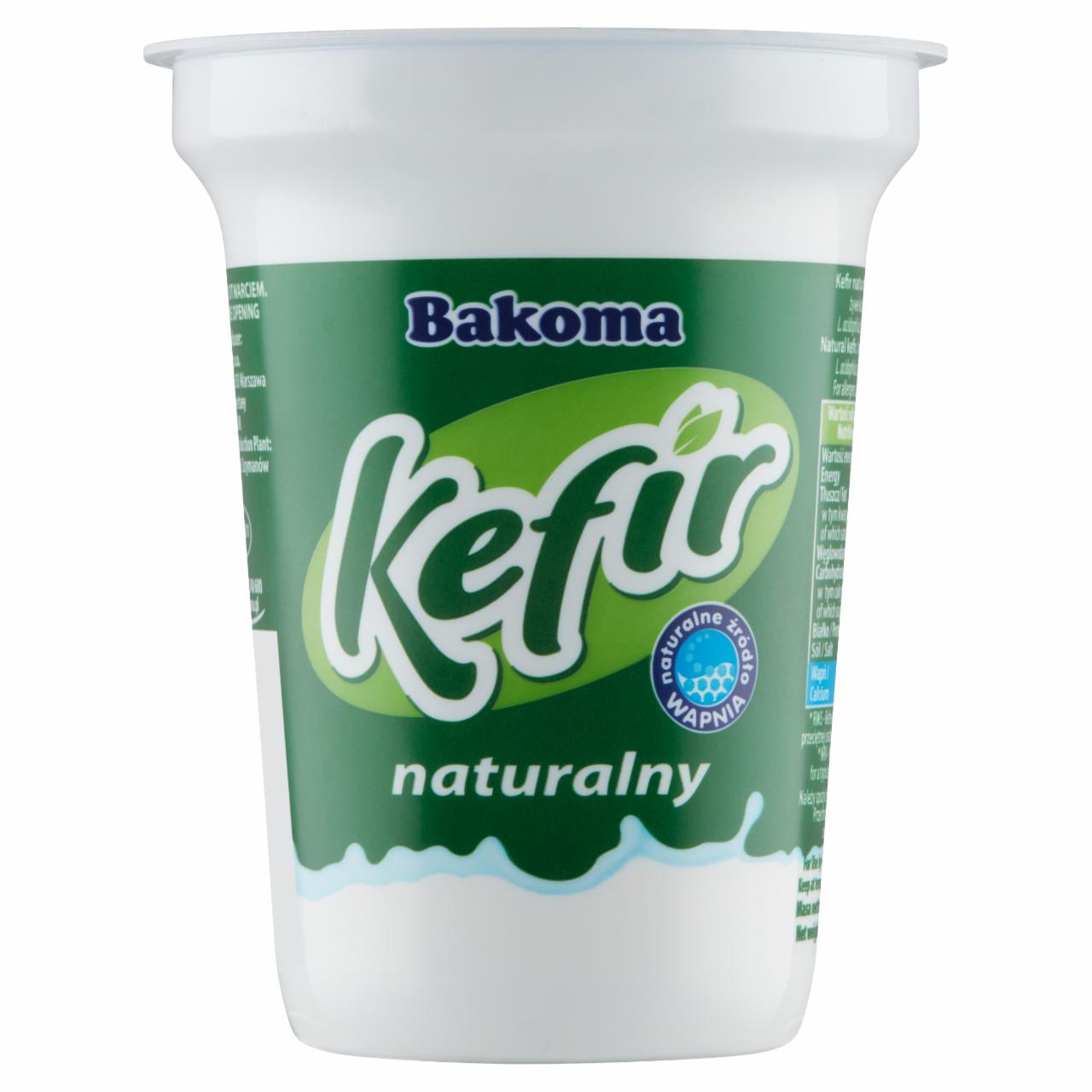 Zdjęcia - Bakoma Kefir naturalny 370 g