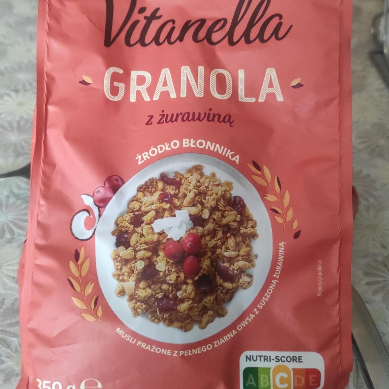 Zdjęcia - Granola z żurawiną Vitanella