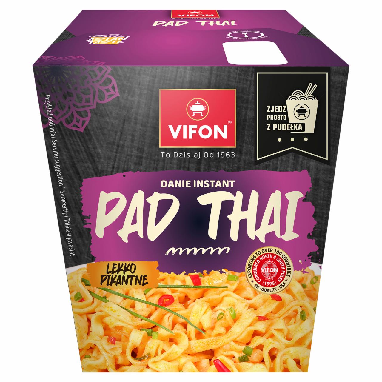 Zdjęcia - Vifon Pad Thai Danie błyskawiczne z nudlami o smaku kurczaka 85 g