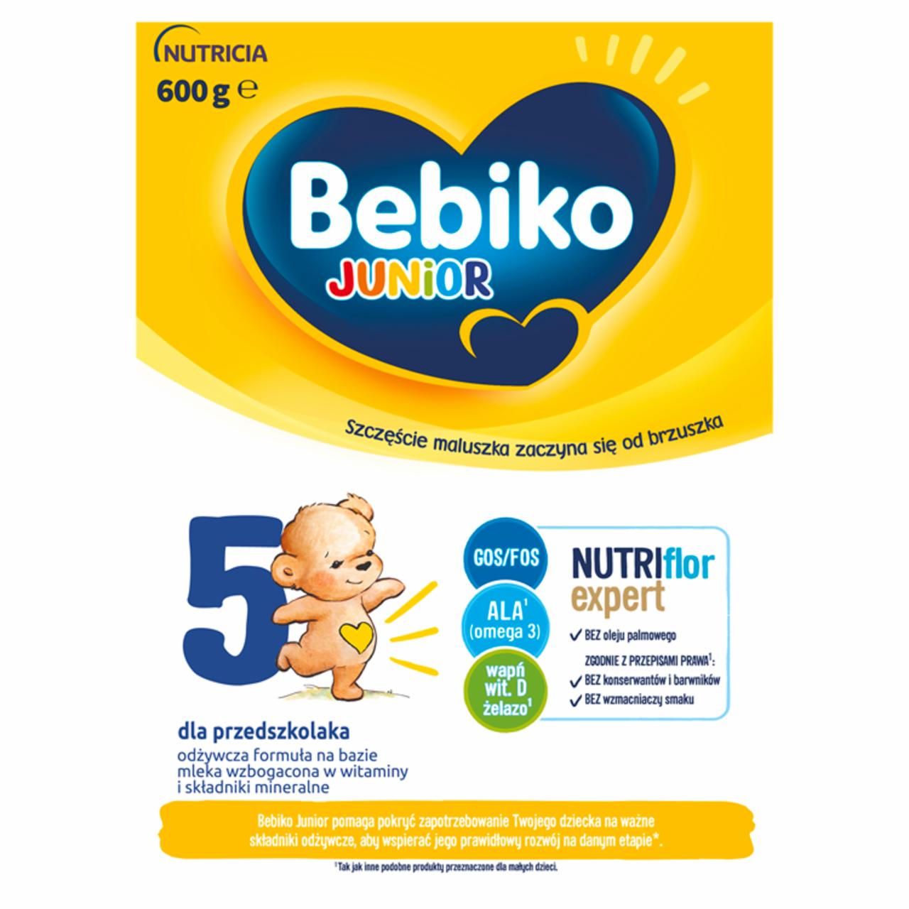 Zdjęcia - Bebiko Junior 5 Odżywcza formuła na bazie mleka dla przedszkolaka 600 g