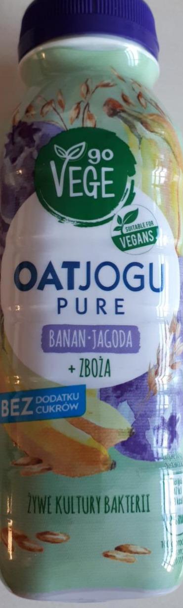 Zdjęcia - OatJogu Pure banan jagoda zboża GoVege