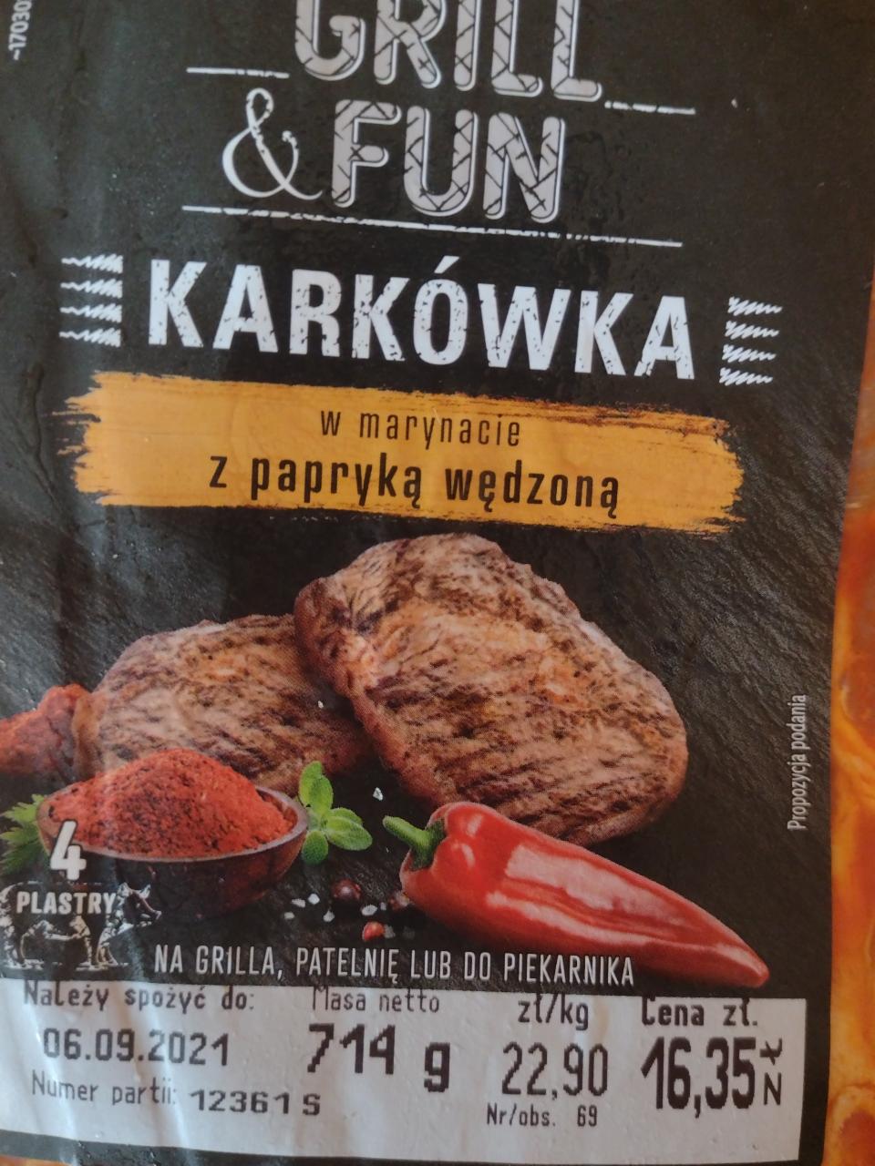 Zdjęcia - Karkówka w marynacie z papryką Grill&fun