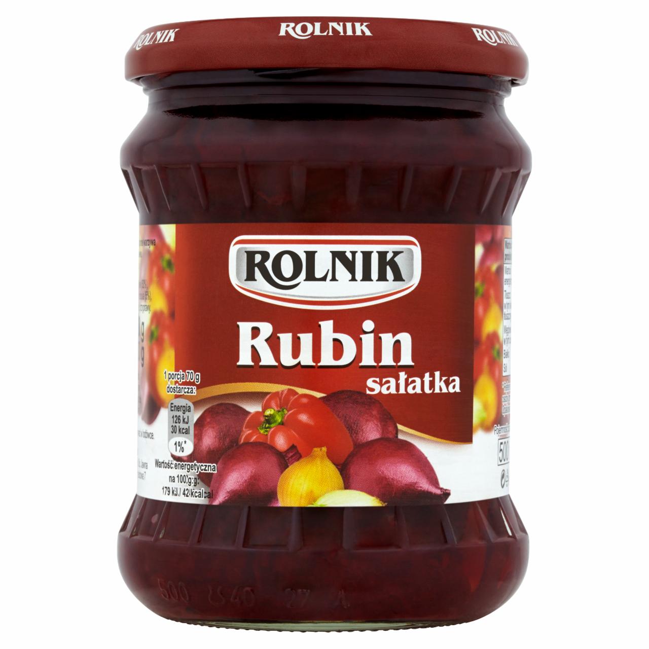 Zdjęcia - Rolnik Rubin Sałatka warzywna 450 g