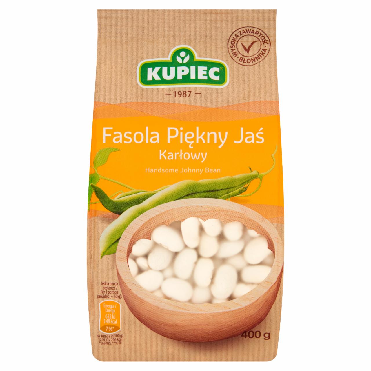 Zdjęcia - fasola piękny jaś Karłowy Kupiec