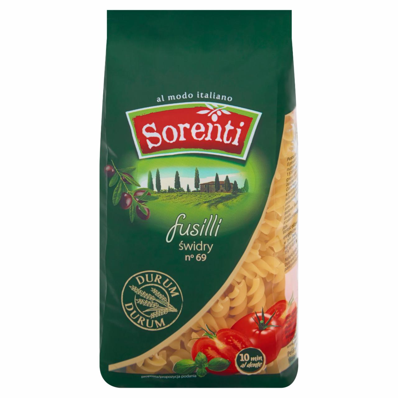 Zdjęcia - Sorenti Świdry No 69 Makaron z mąki semoliny z pszenicy durum 400 g