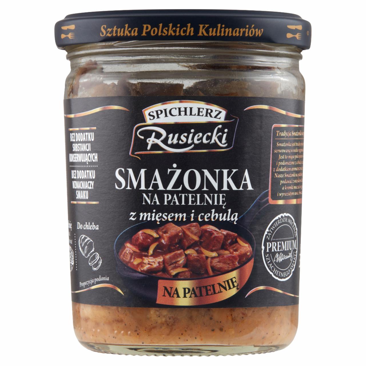 Zdjęcia - Spichlerz Rusiecki Smażonka na patelnię z mięsem i cebulą 340 g