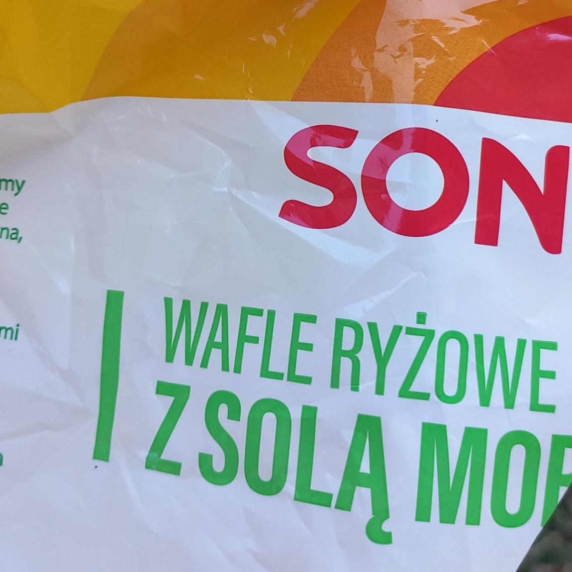 Zdjęcia - Wafle ryżowe z solą morską Sonko