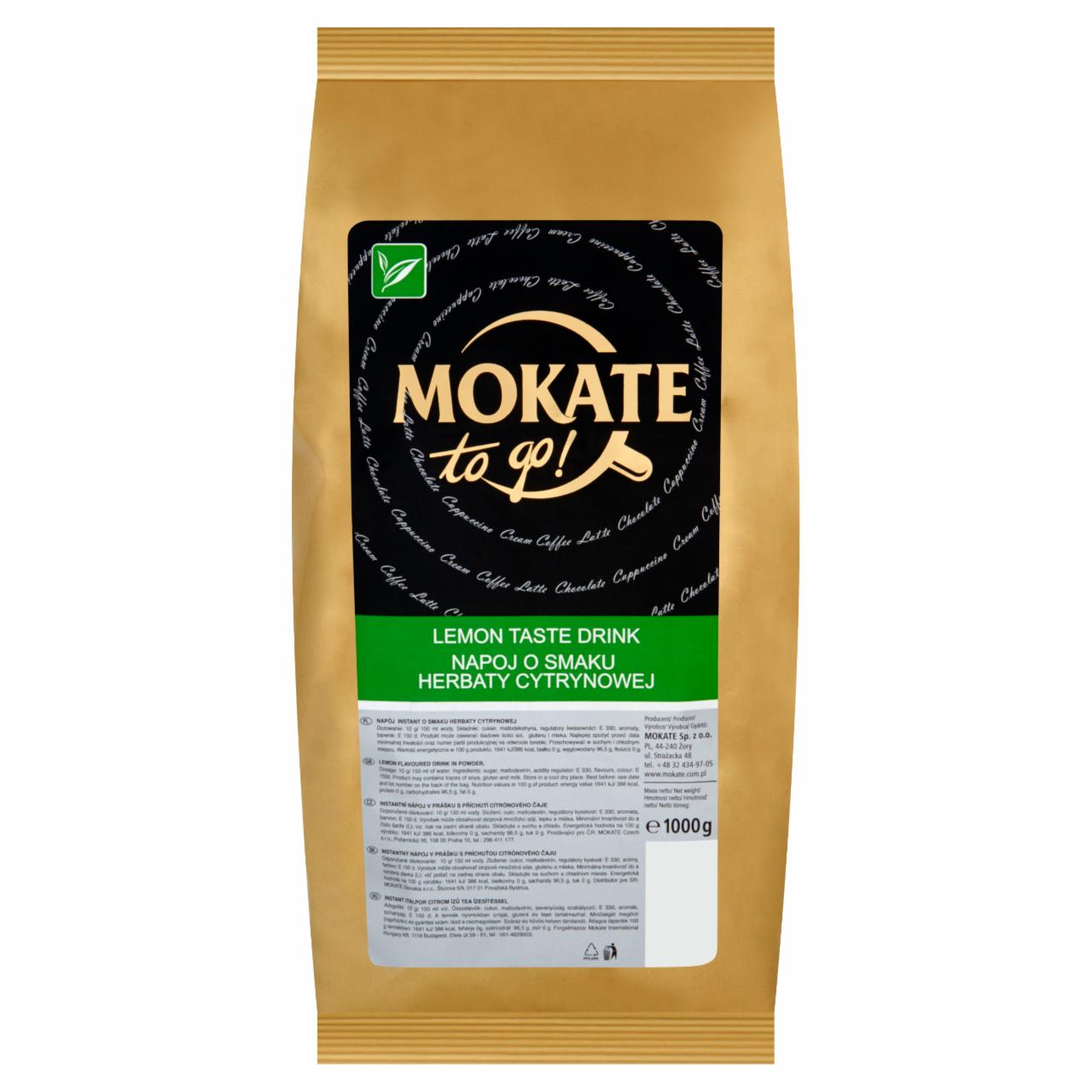 Zdjęcia - Mokate To Go! Napój o smaku herbaty cytrynowej 1000 g