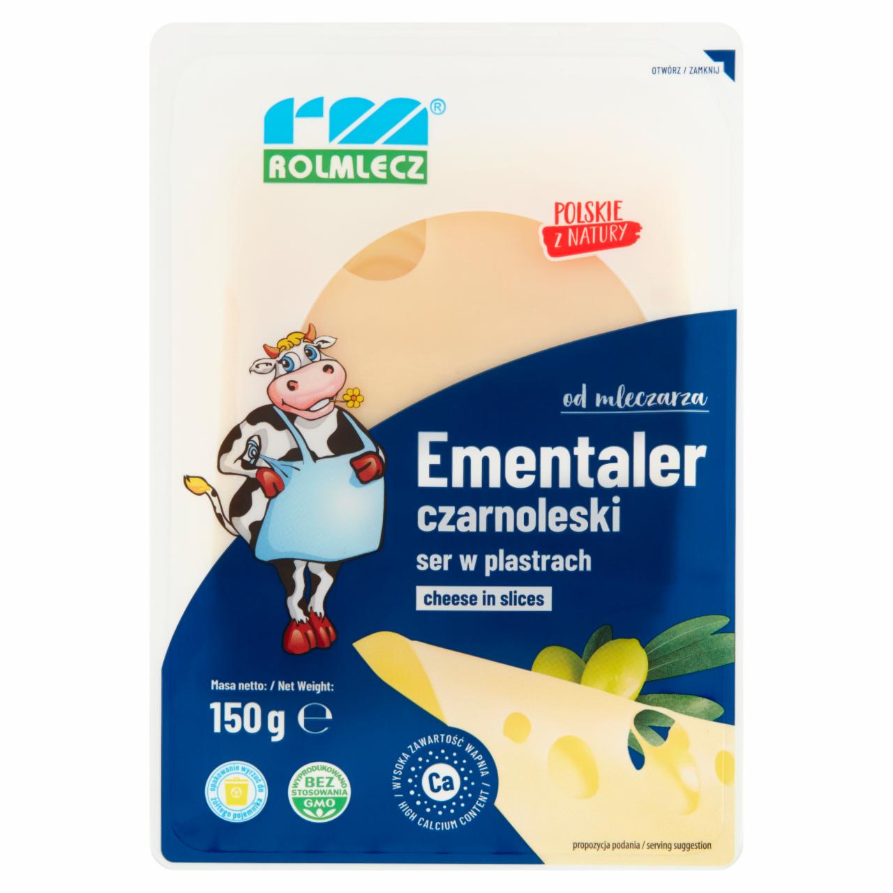 Zdjęcia - Rolmlecz Ser Ementaler czarnoleski w plastrach 150 g