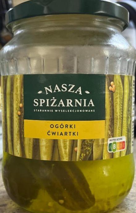 Zdjęcia - Ogórki ćwiartki Nasza Spiżarnia